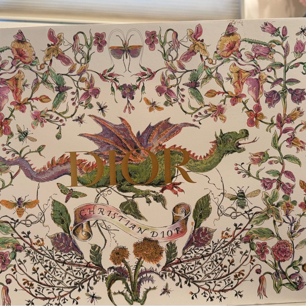 Dior Fantasy Dragon Floral Shopping bag